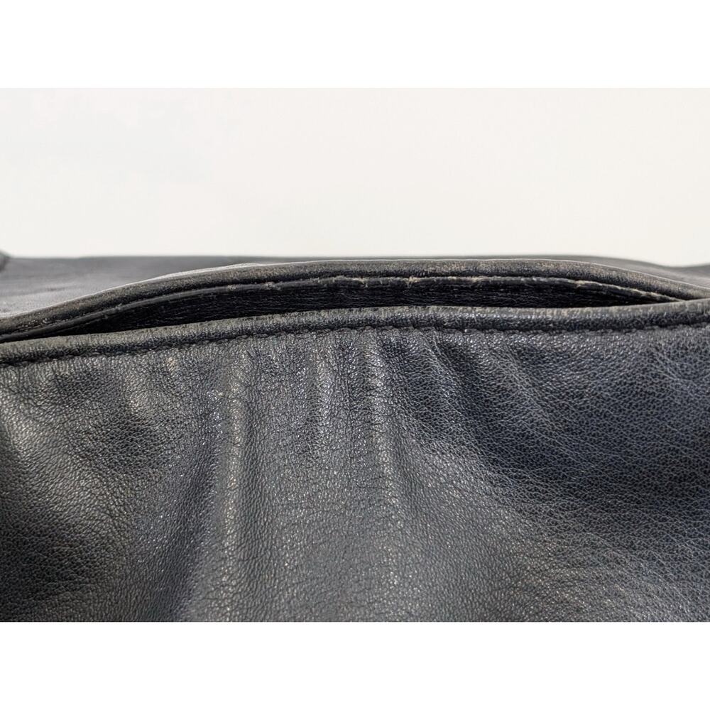 Coach Izzy Leather Carryall Satchel Bag Black Double Handle Purse F24683 - Picture 12 of 16